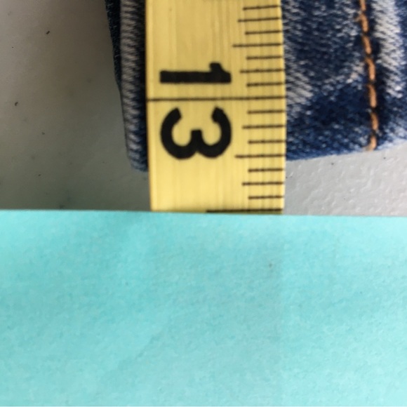 🆕 Free People NWT Flared High Waist Jeans Size 28 Distressed Hippie Design - Picture 5 of 5